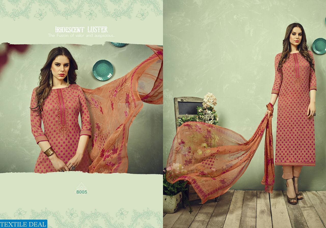 hansa Hidaya vol-8 Wholesale Winter  Casual Dress material